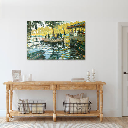 AN OASIS OF JOY Horizontal Canvas Print