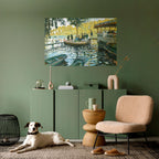 AN OASIS OF JOY Selbstklebendes Horizontal-Poster