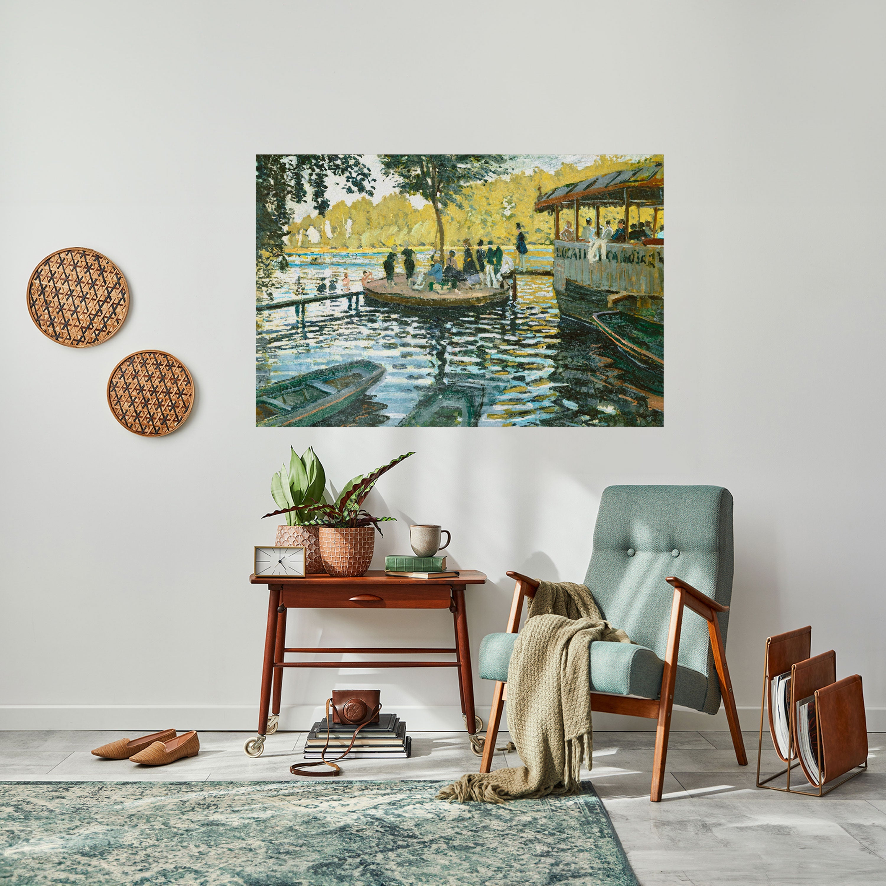 AN OASIS OF JOY Peel and Stick Horizontal Poster