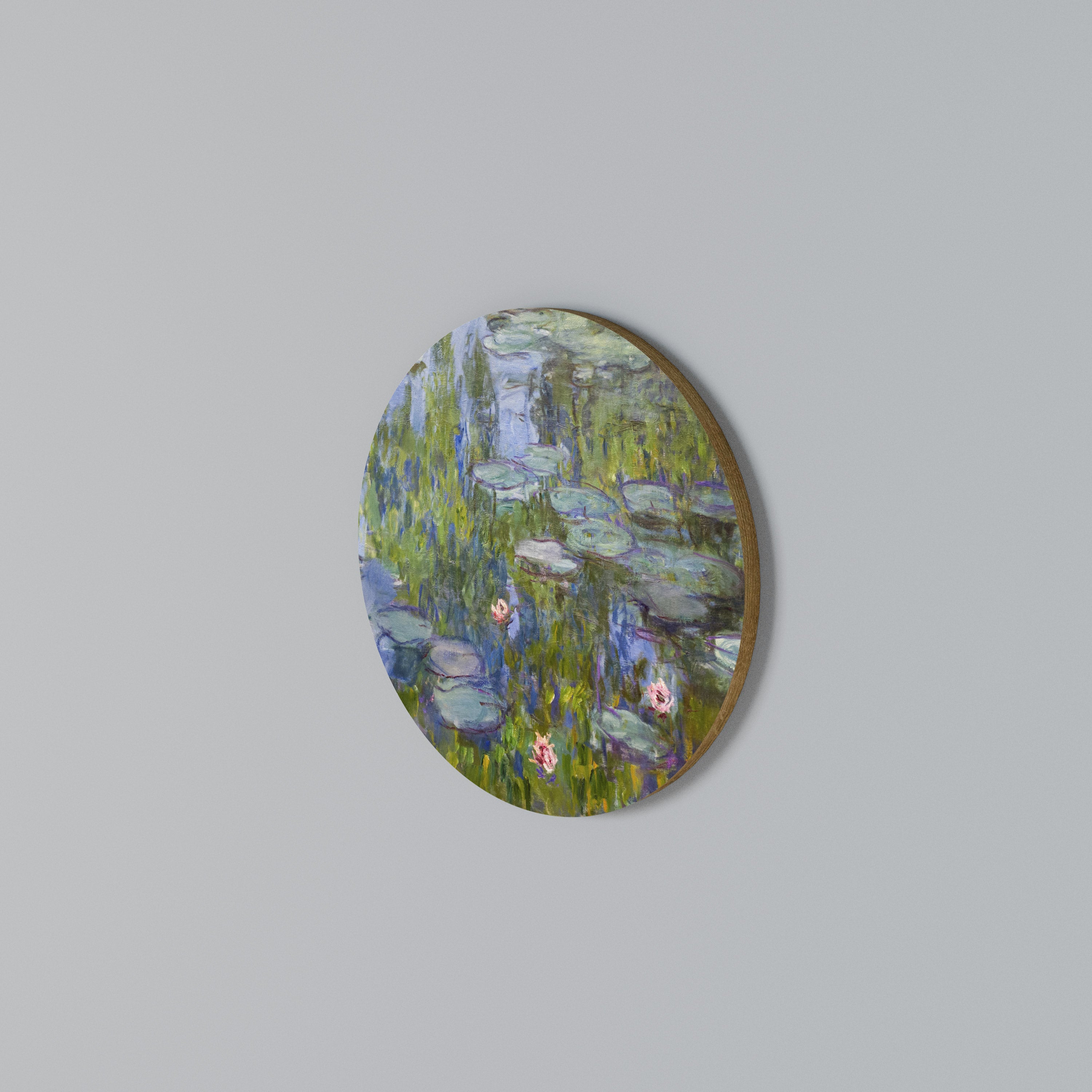 WATER LILIES Round Wall Art