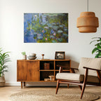 WATER LILIES Selbstklebendes Horizontal-Poster