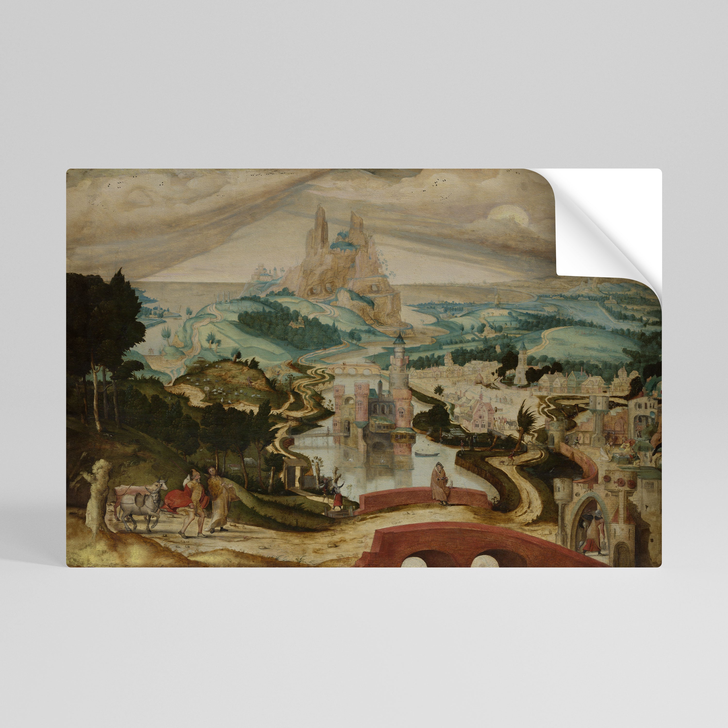 ENCHANTED LANDSCAPE DREAMS Selbstklebendes Horizontal-Poster