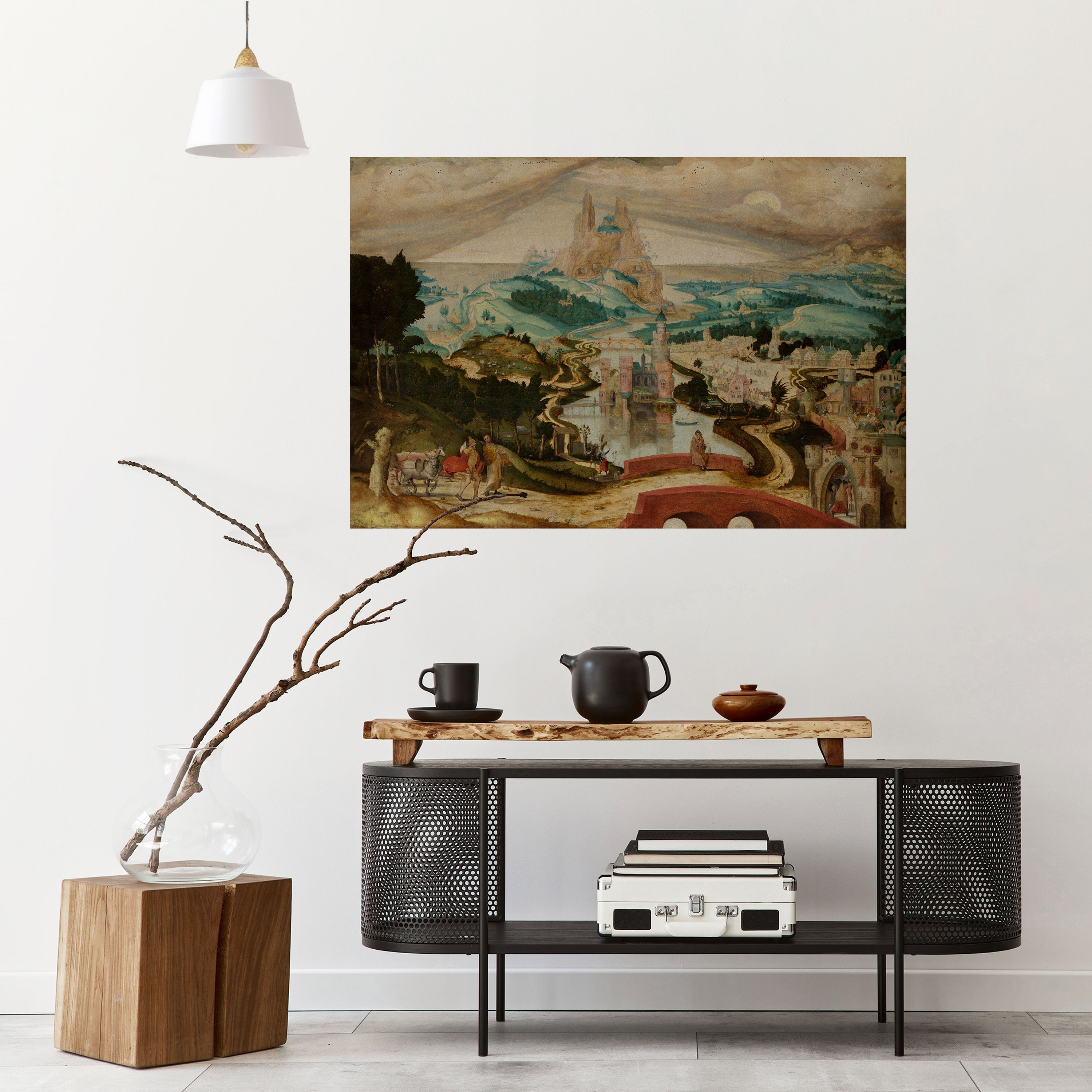 ENCHANTED LANDSCAPE DREAMS Selbstklebendes Horizontal-Poster