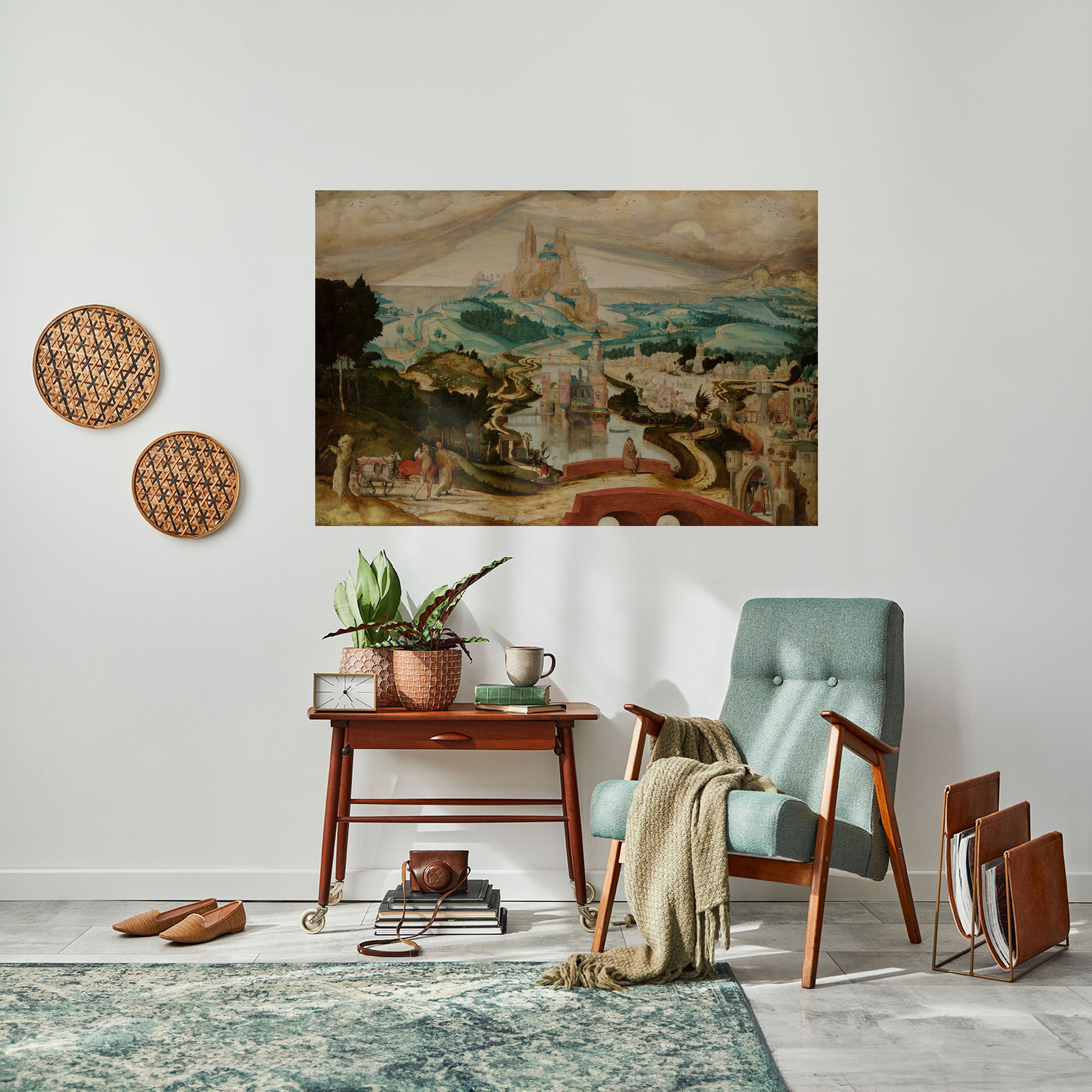 ENCHANTED LANDSCAPE DREAMS Selbstklebendes Horizontal-Poster