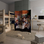 LUNCHEON OF THE BOATING PARTY Dekorativer Paravent - 4-teilig