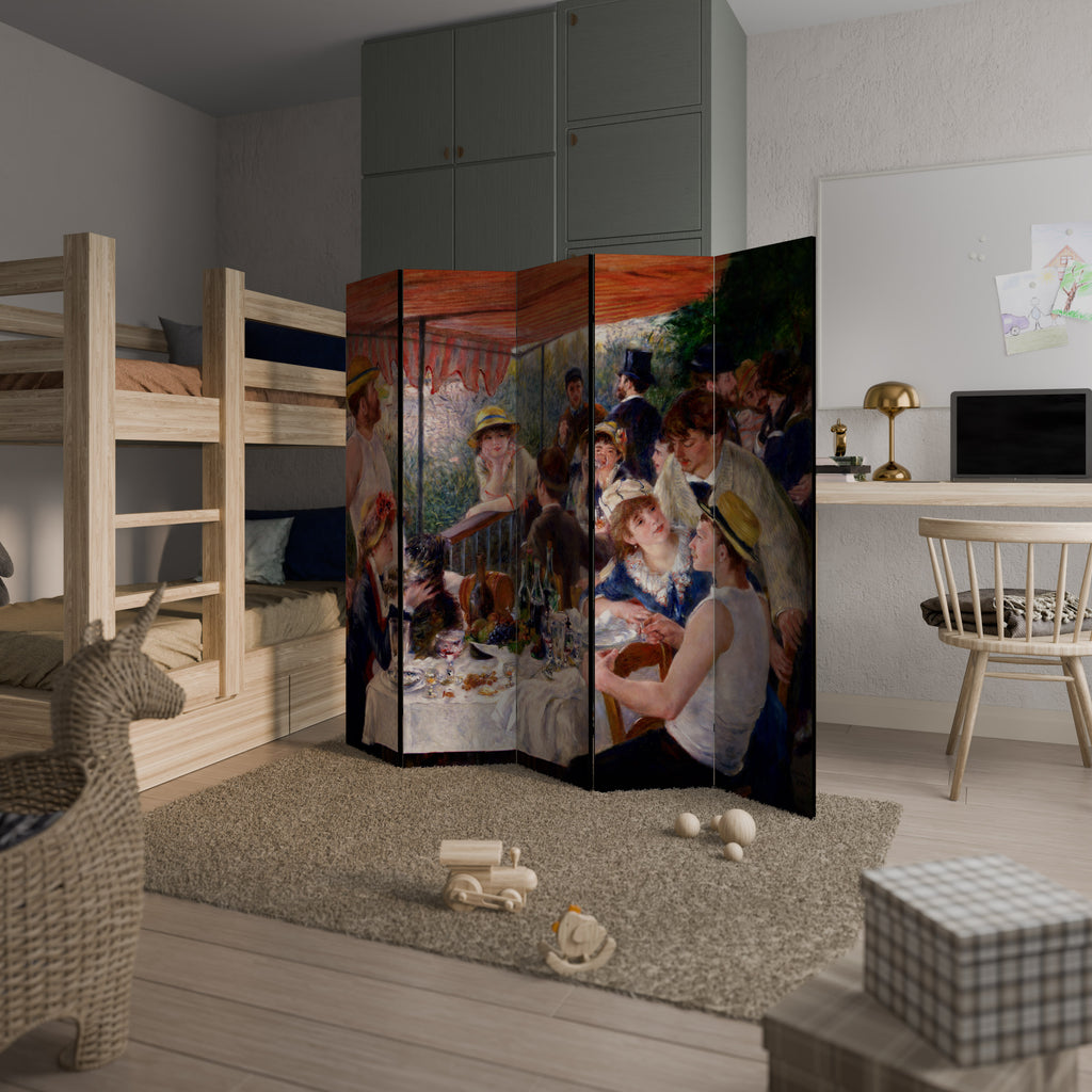LUNCHEON OF THE BOATING PARTY 5-Panel Room Divider