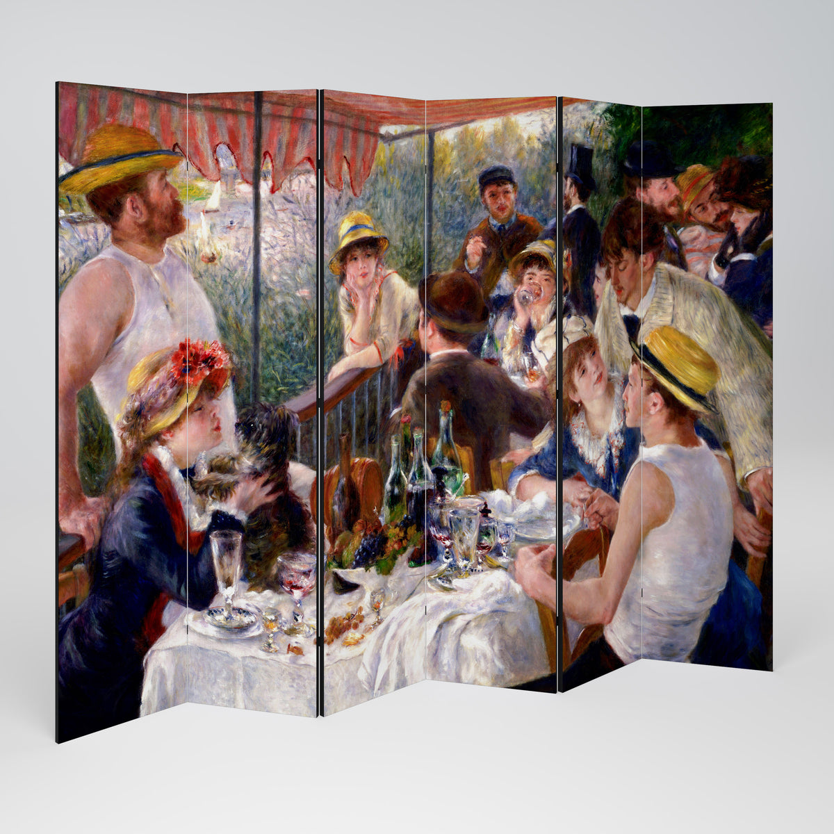 LUNCHEON OF THE BOATING PARTY 6-teiliger Paravent