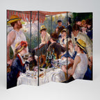 LUNCHEON OF THE BOATING PARTY Decorative 6-Panel Room Divider
