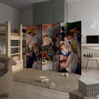 LUNCHEON OF THE BOATING PARTY 6-teiliger Paravent