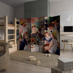 LUNCHEON OF THE BOATING PARTY Decorative 6-Panel Room Divider
