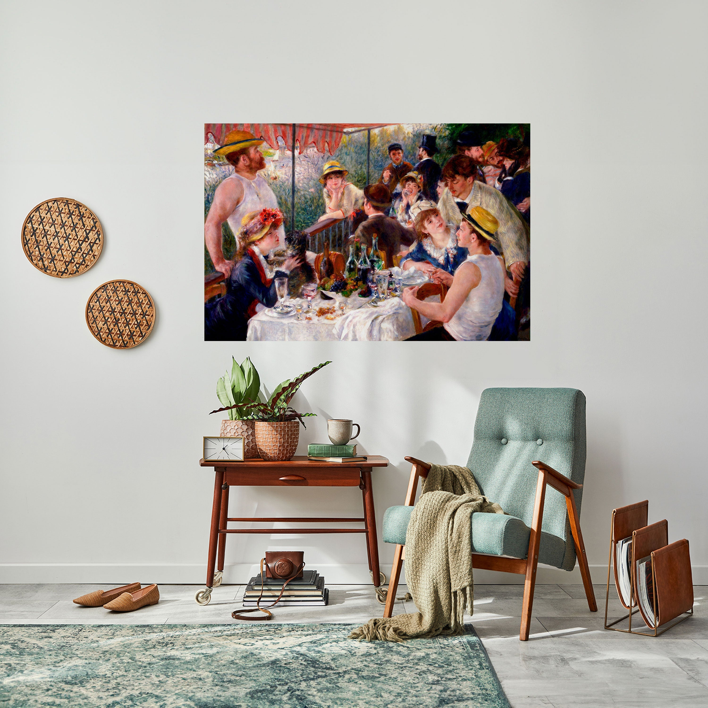 LUNCHEON OF THE BOATING PARTY Selbstklebendes Horizontal-Poster