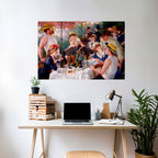 LUNCHEON OF THE BOATING PARTY Selbstklebendes Horizontal-Poster