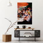 LUNCHEON OF THE BOATING PARTY Selbstklebendes Poster - Hochformat