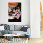 LUNCHEON OF THE BOATING PARTY Selbstklebendes Poster - Hochformat