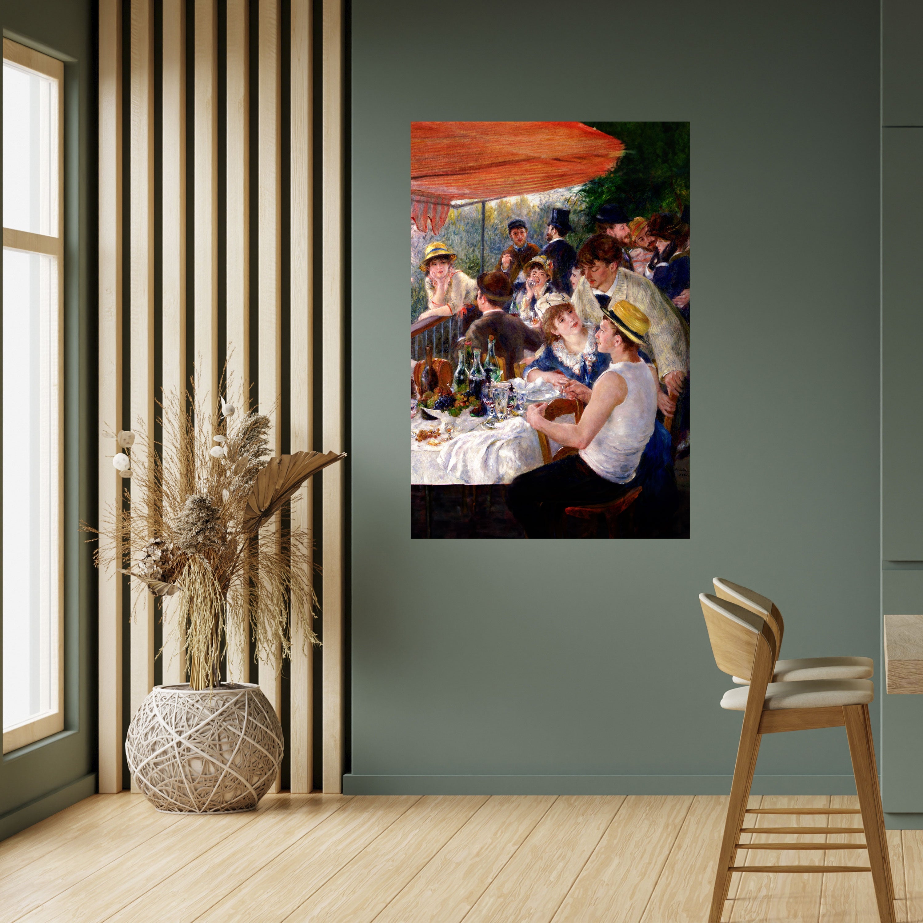LUNCHEON OF THE BOATING PARTY Vertikales Poster zum Abziehen und Aufkleben