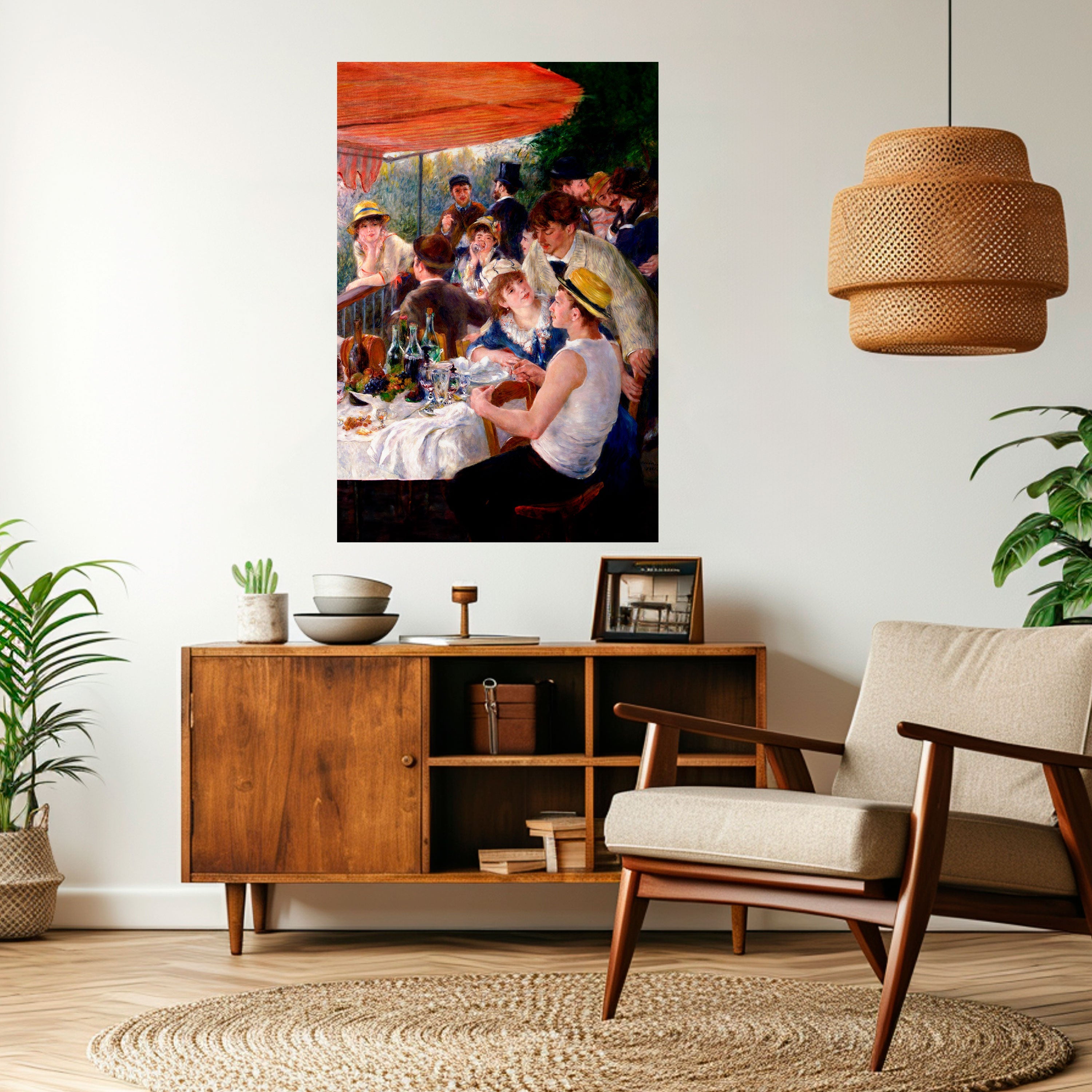 LUNCHEON OF THE BOATING PARTY Vertikales Poster zum Abziehen und Aufkleben