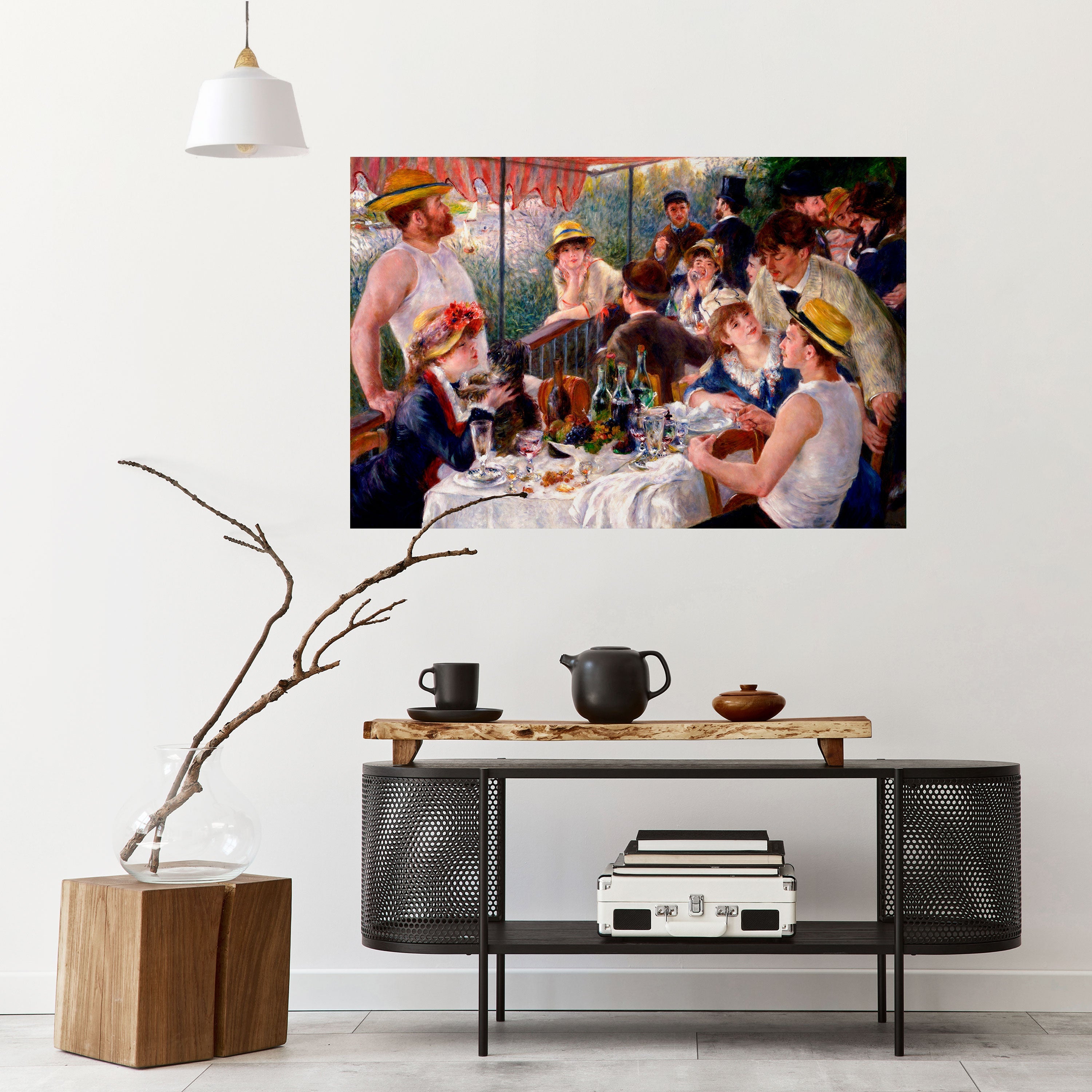 LUNCHEON OF THE BOATING PARTY Selbstklebendes Horizontal-Poster
