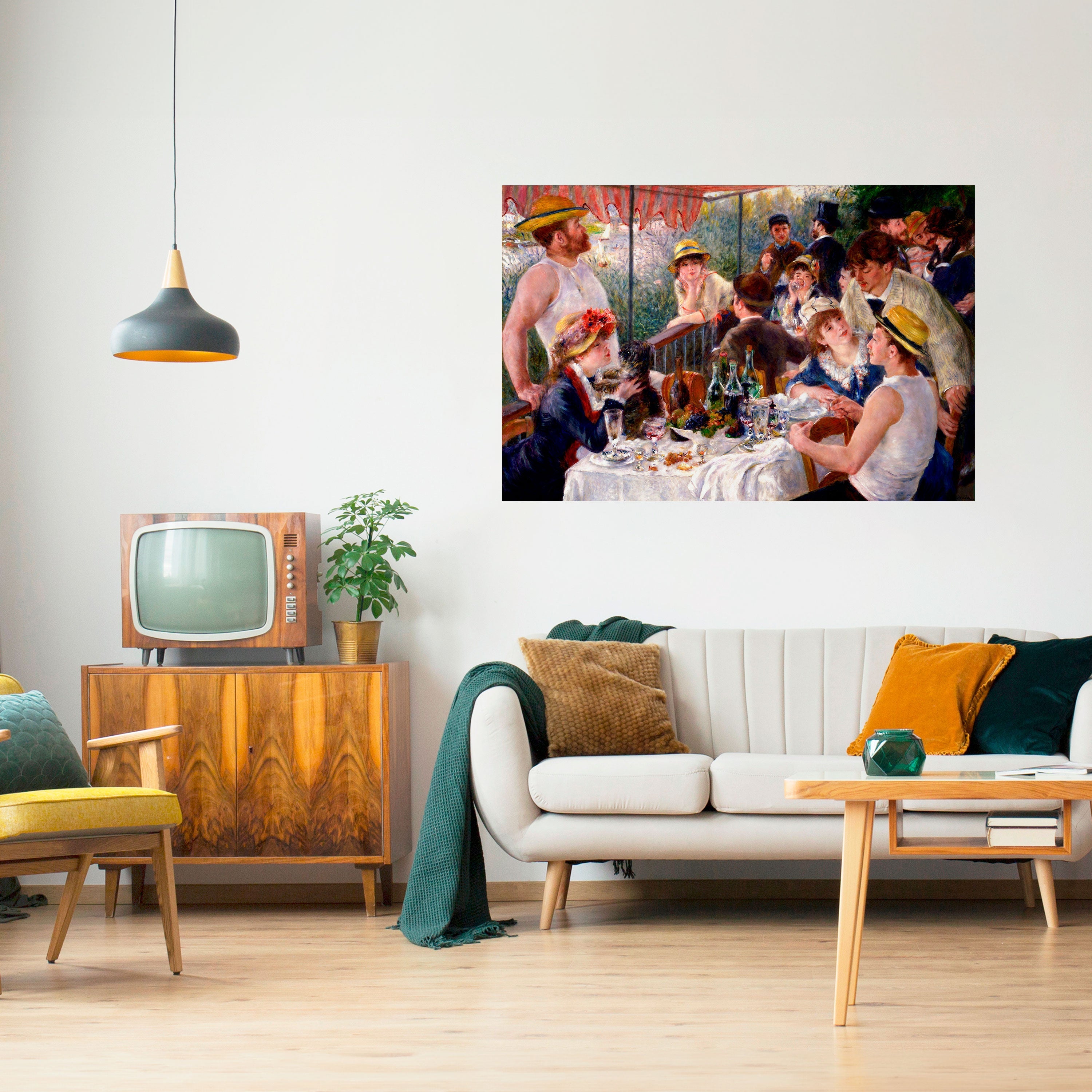 LUNCHEON OF THE BOATING PARTY Selbstklebendes Horizontal-Poster