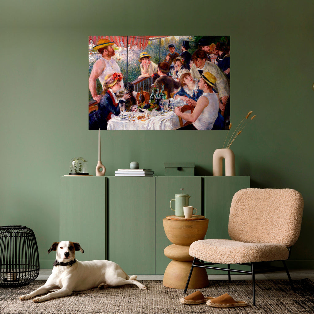 LUNCHEON OF THE BOATING PARTY Selbstklebendes Horizontal-Poster
