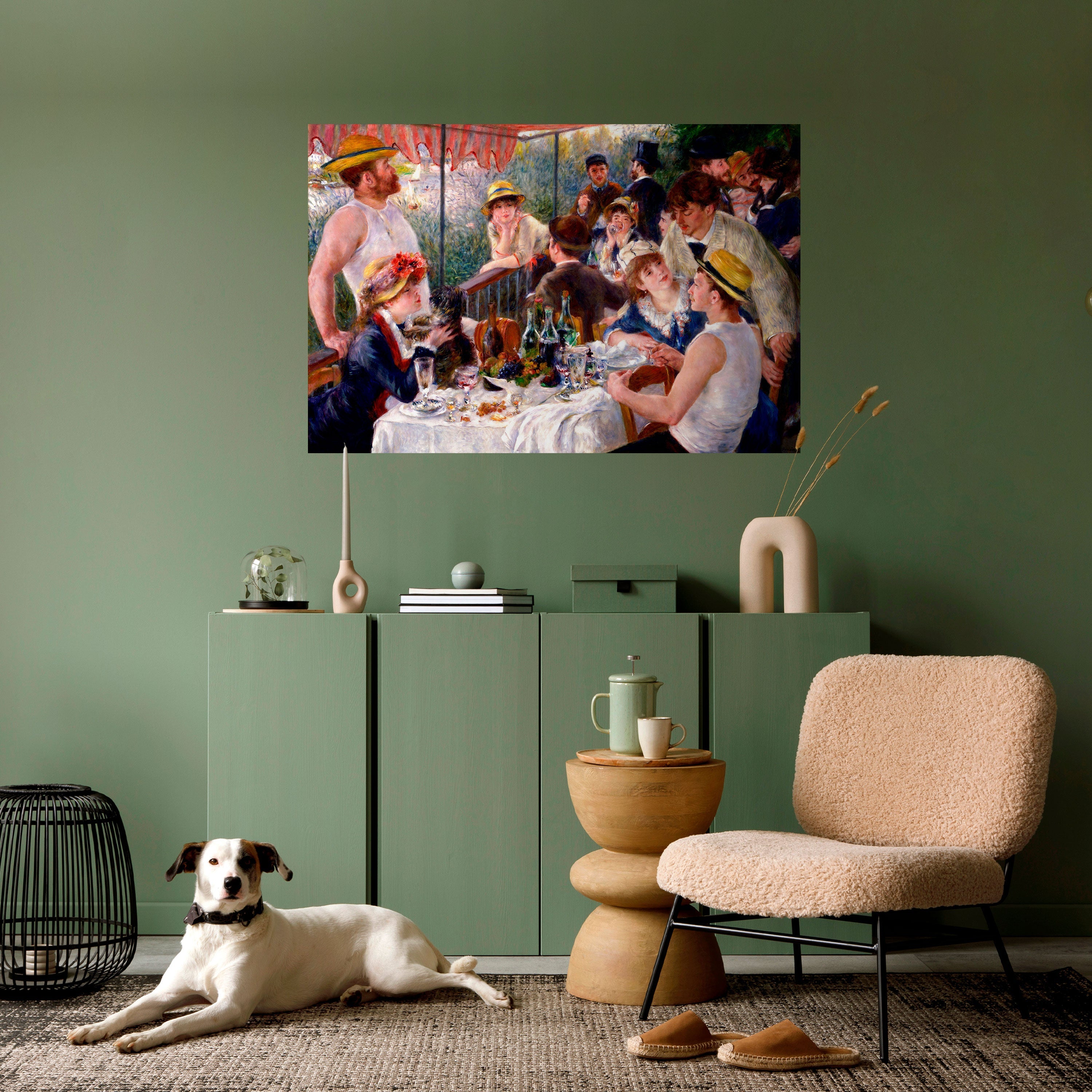 LUNCHEON OF THE BOATING PARTY Selbstklebendes Horizontal-Poster