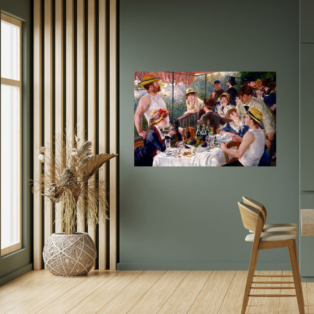 LUNCHEON OF THE BOATING PARTY Selbstklebendes Horizontal-Poster