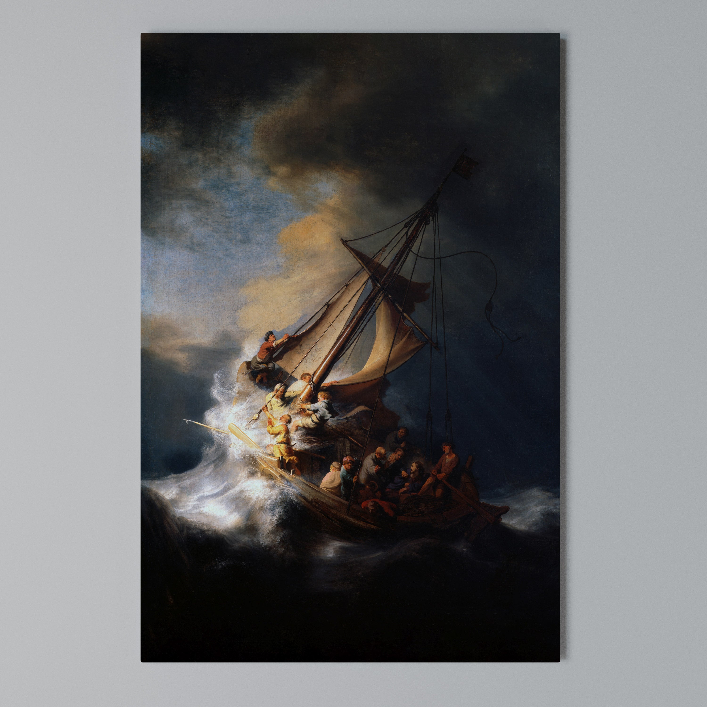 STORM OF HEROES Vertical Canvas Print