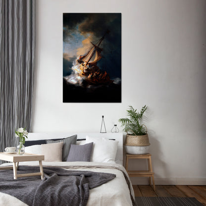 STORM OF HEROES Vertical Canvas Print