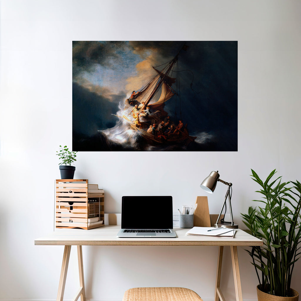 STORM OF HEROES Selbstklebendes Horizontal-Poster