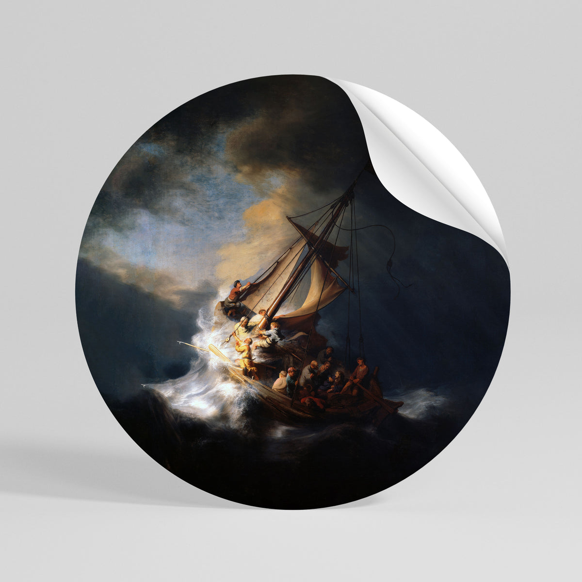 STORM OF HEROES Runder Wandsticker zum Abziehen und Aufkleben
