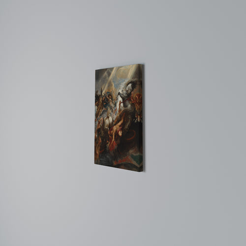 FURY IN MOTION Vertical Canvas Print