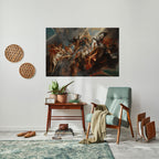 FURY IN MOTION Selbstklebendes Horizontal-Poster