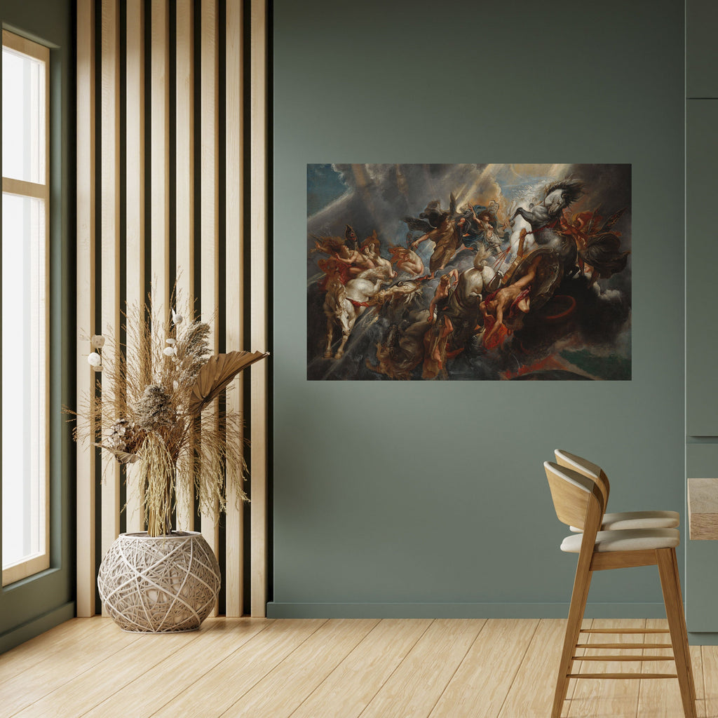 FURY IN MOTION Selbstklebendes Horizontal-Poster