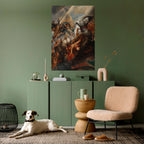 FURY IN MOTION Selbstklebendes Poster - Hochformat