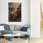 FURY IN MOTION Selbstklebendes Poster - Hochformat