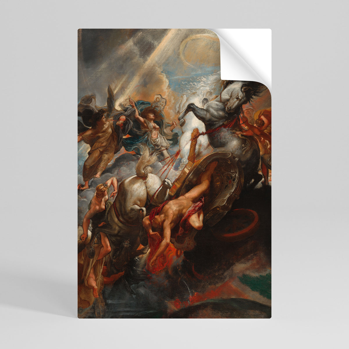 FURY IN MOTION Selbstklebendes Poster - Hochformat
