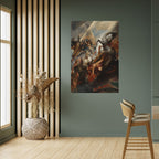 FURY IN MOTION Selbstklebendes Poster - Hochformat