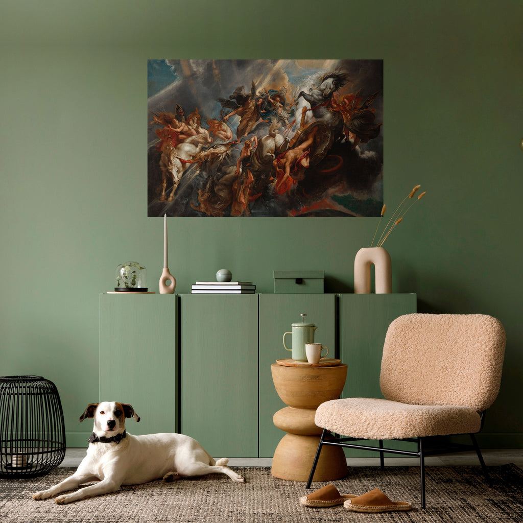 FURY IN MOTION Selbstklebendes Horizontal-Poster