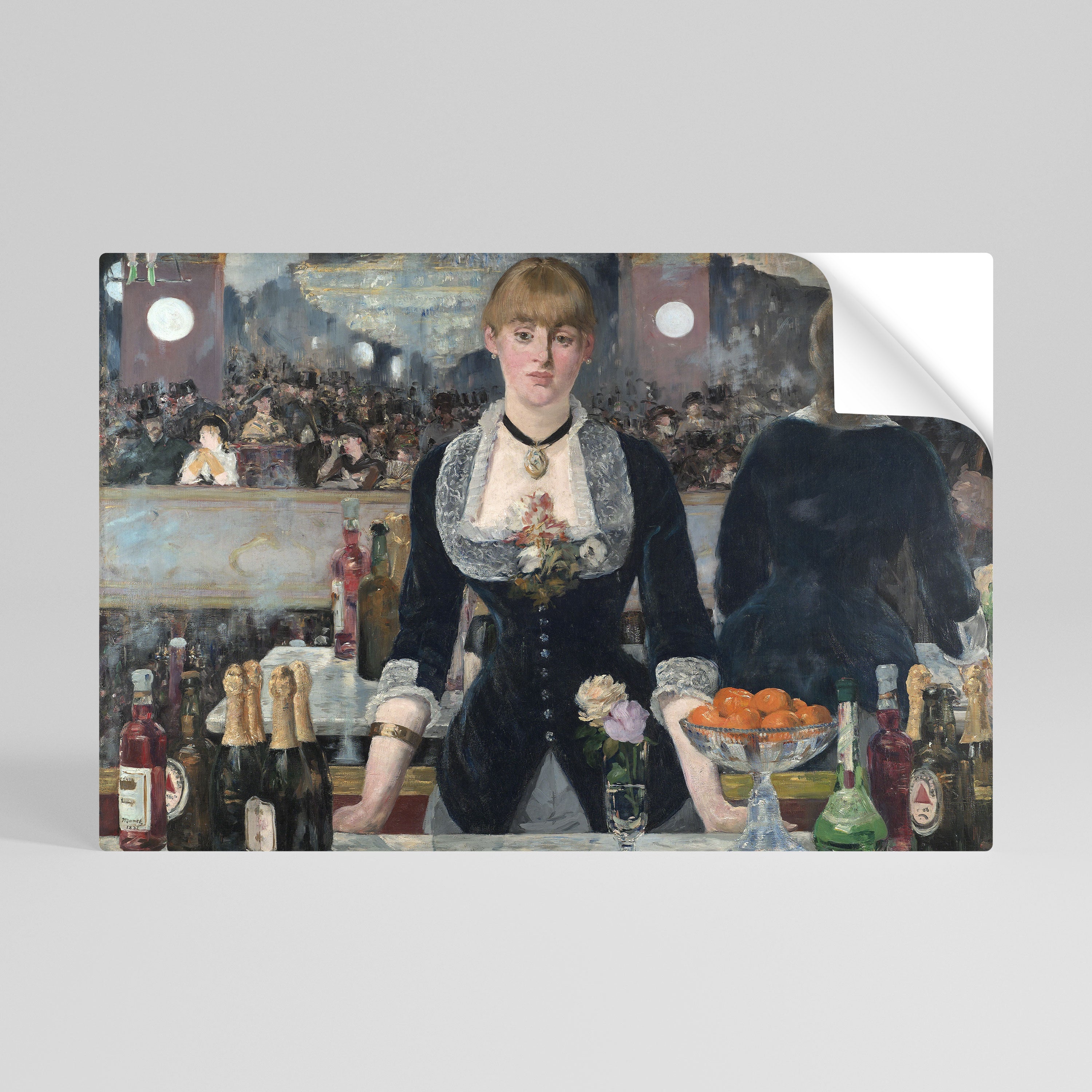 SHADOWS AT THE BAR Selbstklebendes Horizontal-Poster