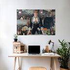 SHADOWS AT THE BAR Selbstklebendes Horizontal-Poster