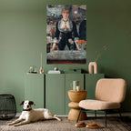 SHADOWS AT THE BAR Selbstklebendes Poster - Hochformat