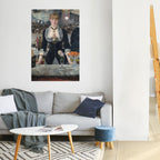 SHADOWS AT THE BAR Selbstklebendes Poster - Hochformat