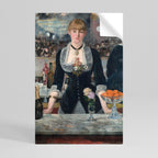 SHADOWS AT THE BAR Selbstklebendes Poster - Hochformat