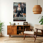 SHADOWS AT THE BAR Selbstklebendes Poster - Hochformat