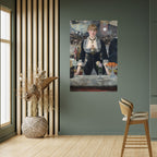 SHADOWS AT THE BAR Selbstklebendes Poster - Hochformat