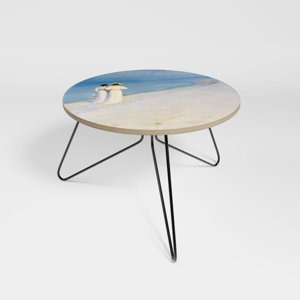 SOMMERABEND AM STRAND VON SKAGEN Couchtisch 60