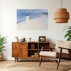 SUMMER EVENING ON SKAGEN'S BEACH Selbstklebendes Horizontal-Poster