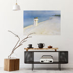 SUMMER EVENING ON SKAGEN'S BEACH Selbstklebendes Horizontal-Poster