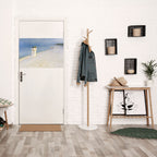 SUMMER EVENING ON SKAGEN'S BEACH Selbstklebendes Horizontal-Poster