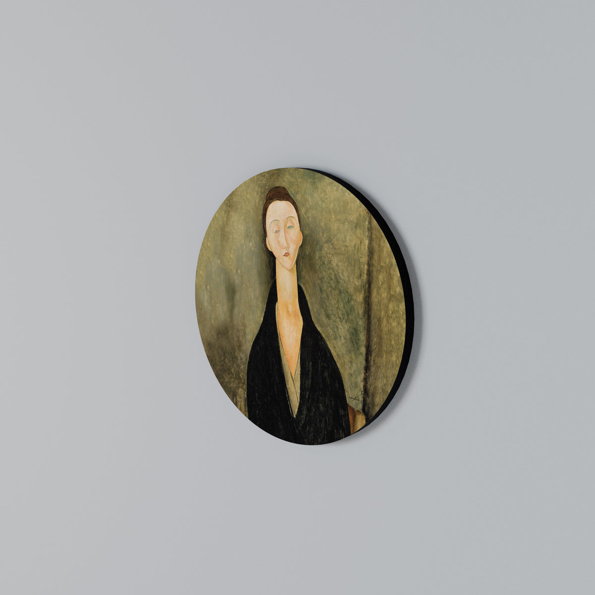 AMEDEO MODIGLIANI Rundes Wandbild