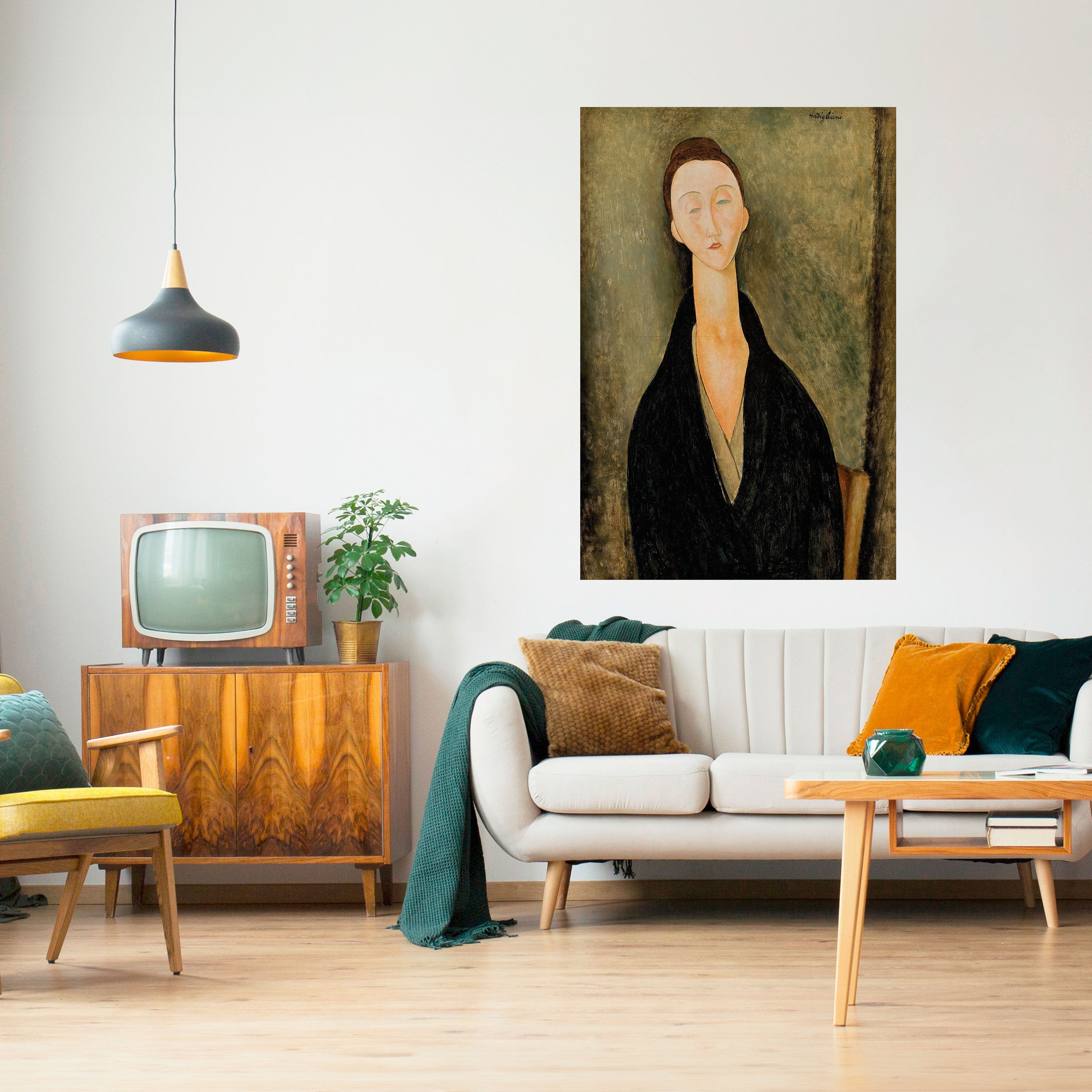 AMEDEO MODIGLIANI Vertikales Poster zum Abziehen und Aufkleben